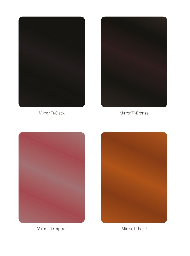 Dekoratif paslanmaz kaplamalar