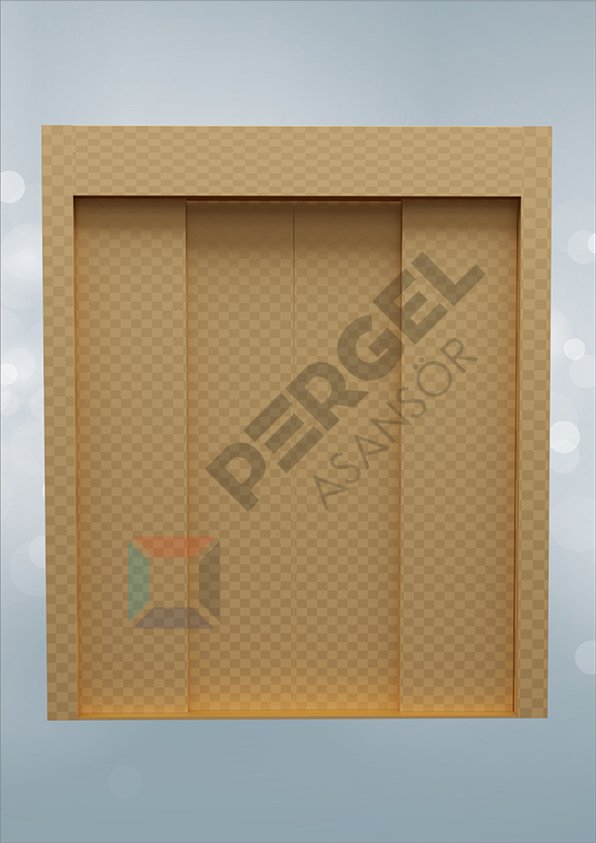 4 PANEL MERKEZİ KAT KAPISI