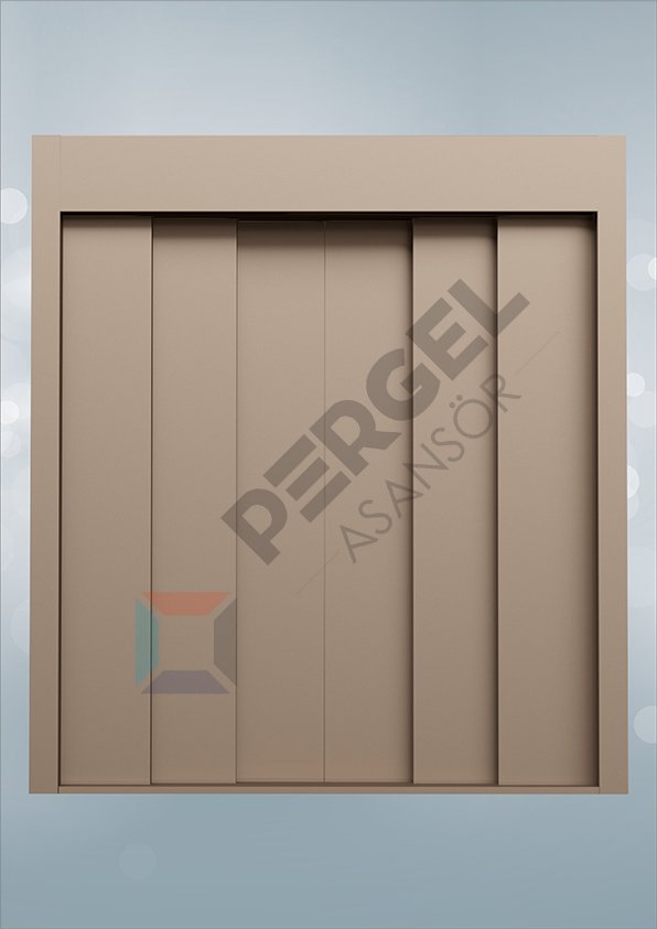 6 PANEL MERKEZİ KAT KAPISI