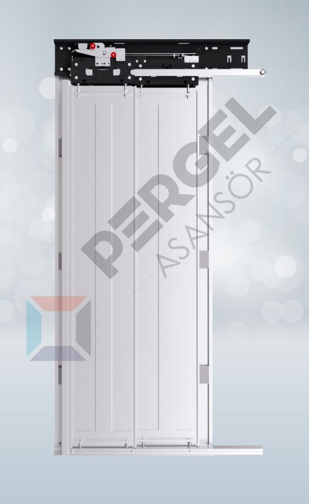 2 PANEL TELESKOPİK KAT KAPISI