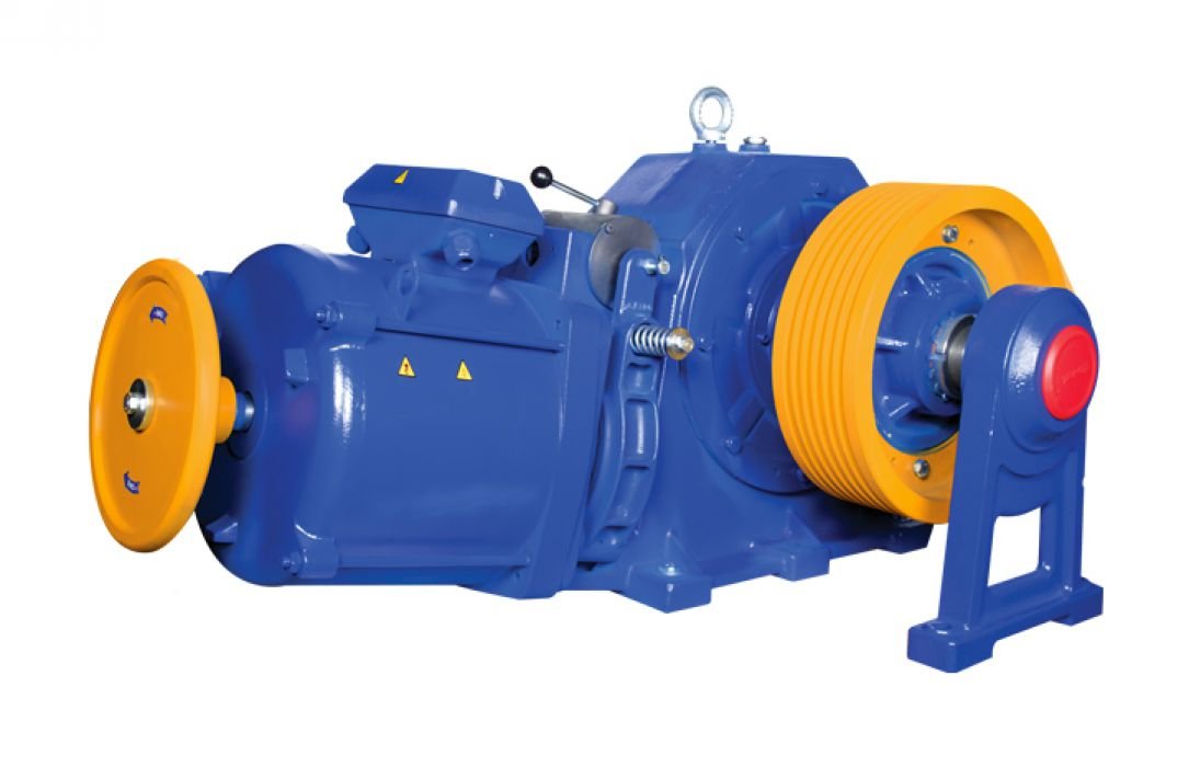 MRL-CF180 Dişlili Asansör Motoru